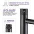 ANZZI Single Hole Single Handle Bathroom Faucet in Oil Rubbed Bronze