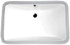 Dahlia Series 20.5 in. Ceramic Undermount Sink Basin in White