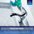 Clavier Series Single Hole Single-Handle Mid-Arc Bathroom Faucet in Polished Chrome