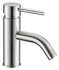 Bravo Series Single Hole Single-Handle Low-Arc Bathroom Faucet in Brushed Nickel