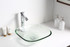 Cadenza Series Deco-Glass Vessel Sink in Lustrous Clear