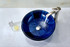 Meno Series Deco-Glass Vessel Sink in Lustrous Blue