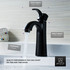 Rhythm Series Single Hole Single-Handle Mid-Arc Bathroom Faucet in Oil Rubbed Bronze