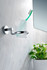 Revere Series Single Hole Single-Handle Low-Arc Bathroom Faucet in Polished Chrome with Soap Dish and Toothbrush Holder