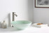 Sonata Series Deco-Glass Vessel Sink in Lustrous Light Green