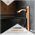 Harmony Series Single Hole Single-Handle Vessel Bathroom Faucet in Rose Gold