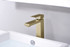 Enti Series Single Hole Single-Handle Vessel Bathroom Faucet in Brushed Brass