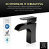 Forza Series Single Hole Single-Handle Low-Arc Bathroom Faucet in Oil Rubbed Bronze