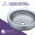 Regalia Series Vessel Sink in Speckled Silver