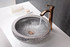 Regalia Series Vessel Sink in Speckled Silver