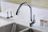 Accent Series Single-Handle Pull-Down Sprayer Kitchen Faucet in Polished Chrome