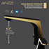 ANZZI 2-Handle 3-Hole 8 in. Widespread Bathroom Faucet With Pop-up Drain in Matte Black & Brushed Gold