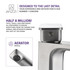 Vibra Single Hole Single-Handle Bathroom Sink Faucet-Brushed Nickel