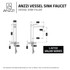 Valor Single Hole Single-Handle Bathroom Faucet in Polished Chrome