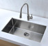 Vanguard Undermount Stainless Steel 32 in. 0-Hole Single Bowl Kitchen Sink in Brushed Satin