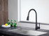 Tulip Single-Handle Pull-Out Sprayer Kitchen Faucet in Oil Rubbed Bronze