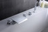 Guaira 3-Handle Deck-Mount Roman Tub Faucet in Chrome