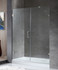 Makata Series 60 in. by 72 in. Frameless Hinged Alcove Shower Door in Polished Chrome with Handle