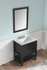 Montaigne 30 in. W x 22 in. D Bathroom Bath Vanity Set in Black with Carrara Marble Top with White Sink