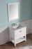 Montaigne 30 in. W x 22 in. D Bathroom Vanity Set in White with Carrara Marble Top with White Sink