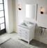 Wineck 36 in. W x 22 in. H Bathroom Bath Vanity Set in Rich White