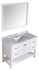 Montaigne 48 in. W x 22 in. D Bathroom Bath Vanity Set in White with Carrara Marble Top with White Sink