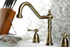 Kingston Brass KB1793BLBS Heritage Widespread Kitchen Faucet, Antique Brass