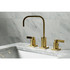 Fauceture FSC8963NDL NuvoFusion Widespread Bathroom Faucet, Brushed Brass