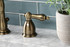 Kingston Brass KB1973AL Heritage Widespread Bathroom Faucet with Brass Pop-Up, Antique Brass