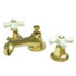 Kingston Brass KS4462PX 8 in. Widespread Bathroom Faucet, Polished Brass