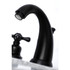 Kingston Brass KB980AX Victorian 2-Handle 8 in. Widespread Bathroom Faucet, Matte Black