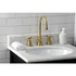 Kingston Brass KS2987BEX Essex Widespread Bathroom Faucet with Brass Pop-Up, Brushed Brass