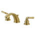 Kingston Brass KB967SB Magellan Widespread Bathroom Faucet with Retail Pop-Up, Brushed Brass