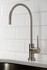 Kingston Brass KS8198NYL New York Single-Handle Cold Water Filtration Faucet, Brushed Nickel