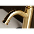 Fauceture LS5413RL Royale Single-Handle Bathroom Faucet with Push Pop-Up, Brushed Brass