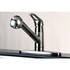 Gourmetier GSC888NCLSP Century Single-Handle Kitchen Faucet with Pull-Out Sprayer, Brushed Nickel