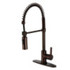 Gourmetier LS8775CTL Continental Single-Handle Pre-Rinse Kitchen Faucet, Oil Rubbed Bronze