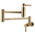 Kingston Brass KS8102DL Concord Wall Mount Pot Filler Kitchen Faucet, Polished Brass