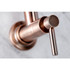 Kingston Brass KS810DLAC Concord Wall Mount Pot Filler Kitchen Faucet, Antique Copper