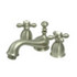 Kingston Brass KS3958AX Restoration Mini-Widespread Bathroom Faucet, Brushed Nickel