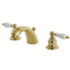 Kingston Brass KB942B Victorian Mini-Widespread Bathroom Faucet, Polished Brass