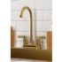 Kingston Brass KB8497NDL NuvoFusion 4" Centerset Bar Faucet, Brushed Brass