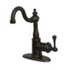 Kingston Brass KS7495BL English Vintage Bar Faucet with Deck Plate, Oil Rubbed Bronze