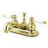 Kingston Brass KB602PL Restoration 4 in. Centerset Bathroom Faucet, Polished Brass