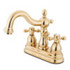 Kingston Brass KB1602AX Heritage 4 in. Centerset Bathroom Faucet, Polished Brass