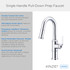 Kinzie 1H Pull-Down Prep Faucet 1.75gpm Stainless Steel