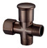 Push Pull Showerarm Diverter Tumbled Bronze