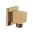 Square Supply Elbow Brushed Bronze