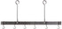 36" Offset Hook Ceiling Bar w/ 6 Hooks HS