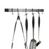 24" Classic Wall Rack Utensil Bar w/ 6 Hooks CH